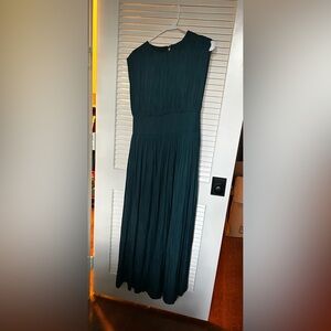 Elegant Teal Sleeveless Dress- banana republic NWT